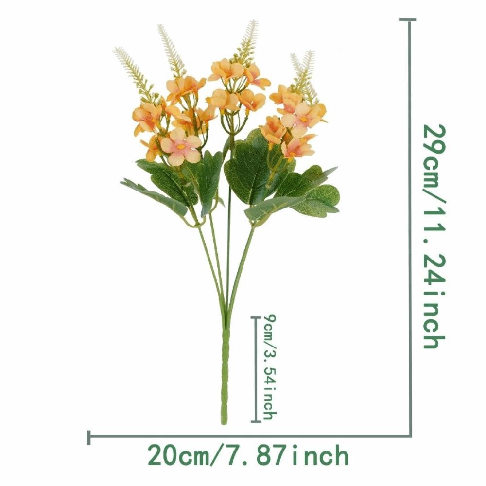 New Chrysanthemum Artificial Pansy Flowers Realistic DIY Floral Flower Bouquet Soft Simulation Flowers Photography Props