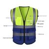 Multi-Pocket Two-Tone Reflective Safety Vest