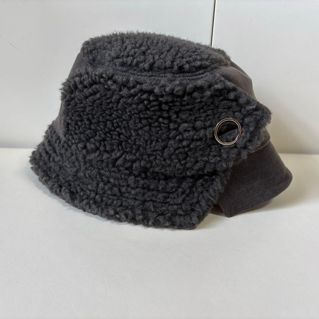 Used CA4LA Bucket Hat Boa Suede Style Gray