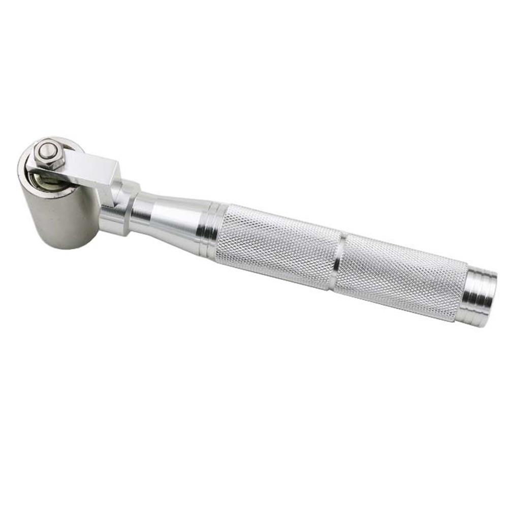 40Mm Silver Wallpaper Seaming Roller Stainless Steel Construction Tool for Fitting Roller Wall Paper DIY and Professional Use