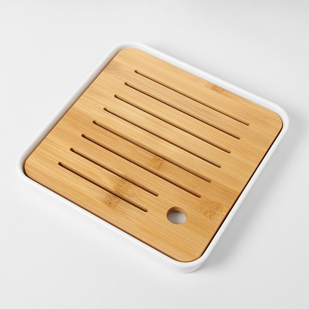 Square Tea Tray (20cm) Drainer Tea Ceremony Tea Table