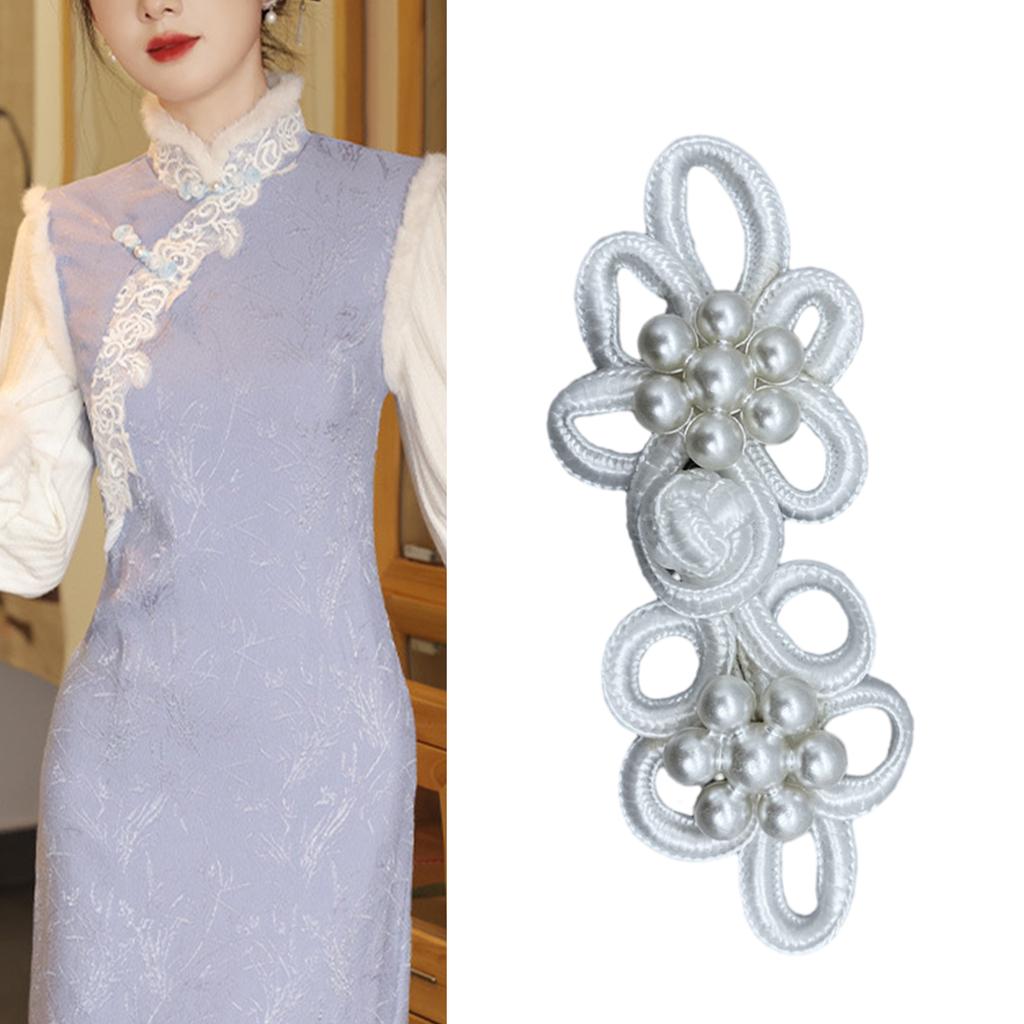 Chinese Buttons Closure Knot Fastener Sewing Five Leaves Flower Cheongsam Button Craft DIY Shirt Cheongsam Clothing
