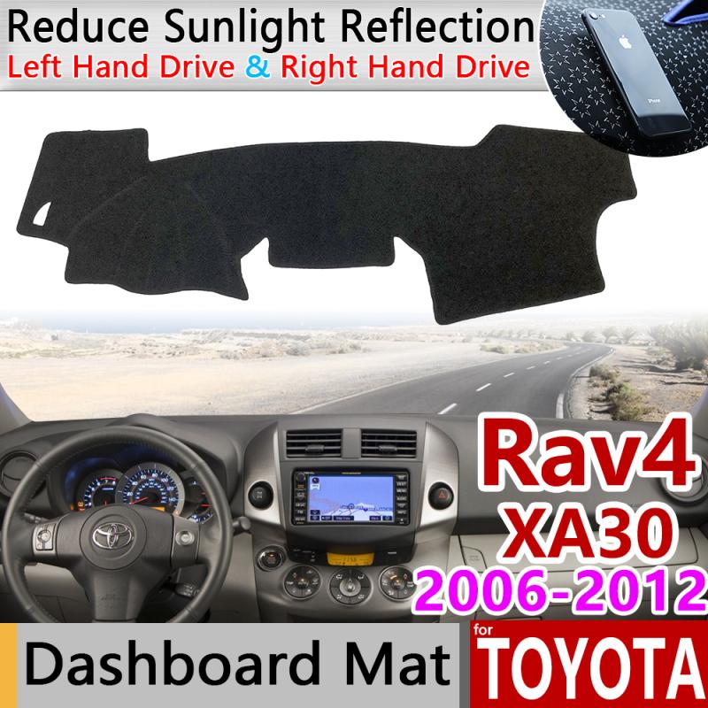 

Для Rav4 XA30 2006 ~ 2012 RAV 4 30 противоскользящий коврик для приборной панели, солнцезащитный козырек, коврик для приборной панели