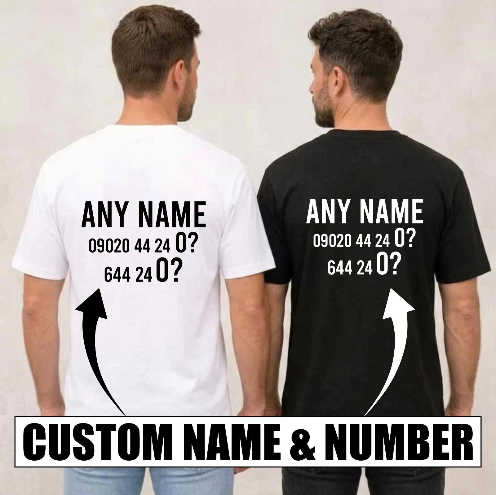 Personalised I m A Celebrity Jungle T-T-Shirt Custom Name Number Fancy Dress Top L