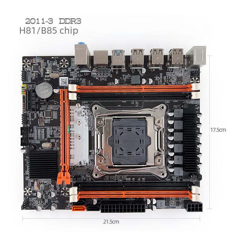 

Материнська плата Eagle Jie X99H-D3 2011-3: Підтримує настільний сервер ECC DDR3 X99 X79 2678V3. 128GB