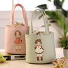 Lunch Box Cute Doll Thermal Insulated Tote Cooler Bag Bento Pouch Container