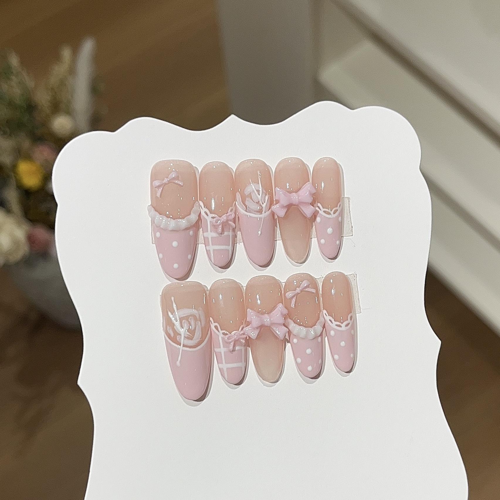 

Яичная скорлупа Порошок Ins Симпатичные макароны розового цвета Французская ручная роспись напечатанный лук носить доспехи L