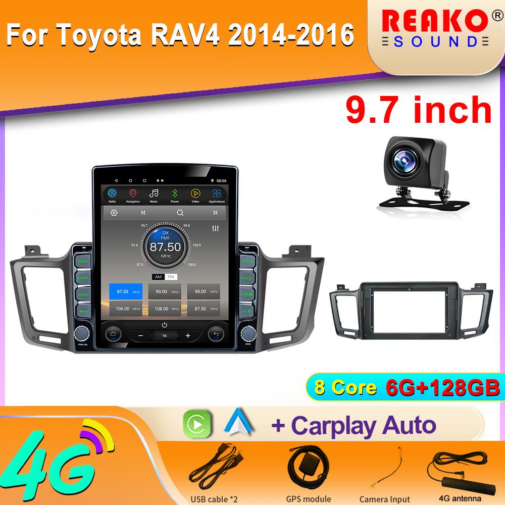 9.7" Vertical Style Tesla Screen Android Car Radio For Toyota RAV4 RAV 4 2012-2018 Carplay Navigation GPS Multimedia Player
