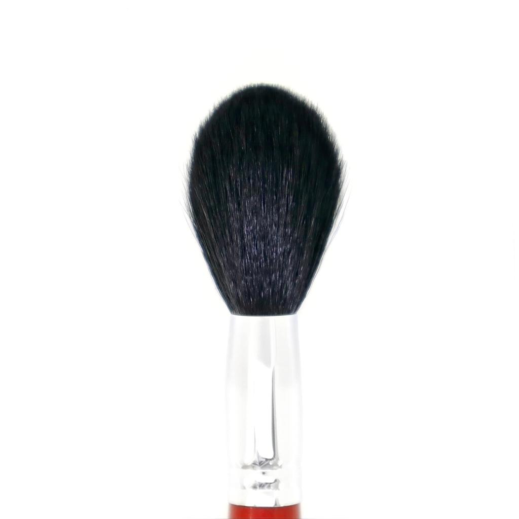 Pędzel do makijażu Cosmedo Kumano Brush Jumbo pędzel do twarzy krótki czerwony Takumi's (Pędzel do pudru) (Biały punkt/Sokohoho) Typ/Metaliczny HF-P204