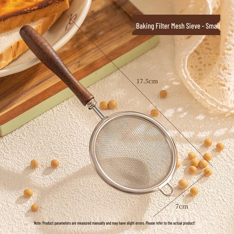 

304 Stainless Steel Ultra-Fine Kitchen Strainer: Ideal for Soy Milk, Juice, Baby Food, and More.