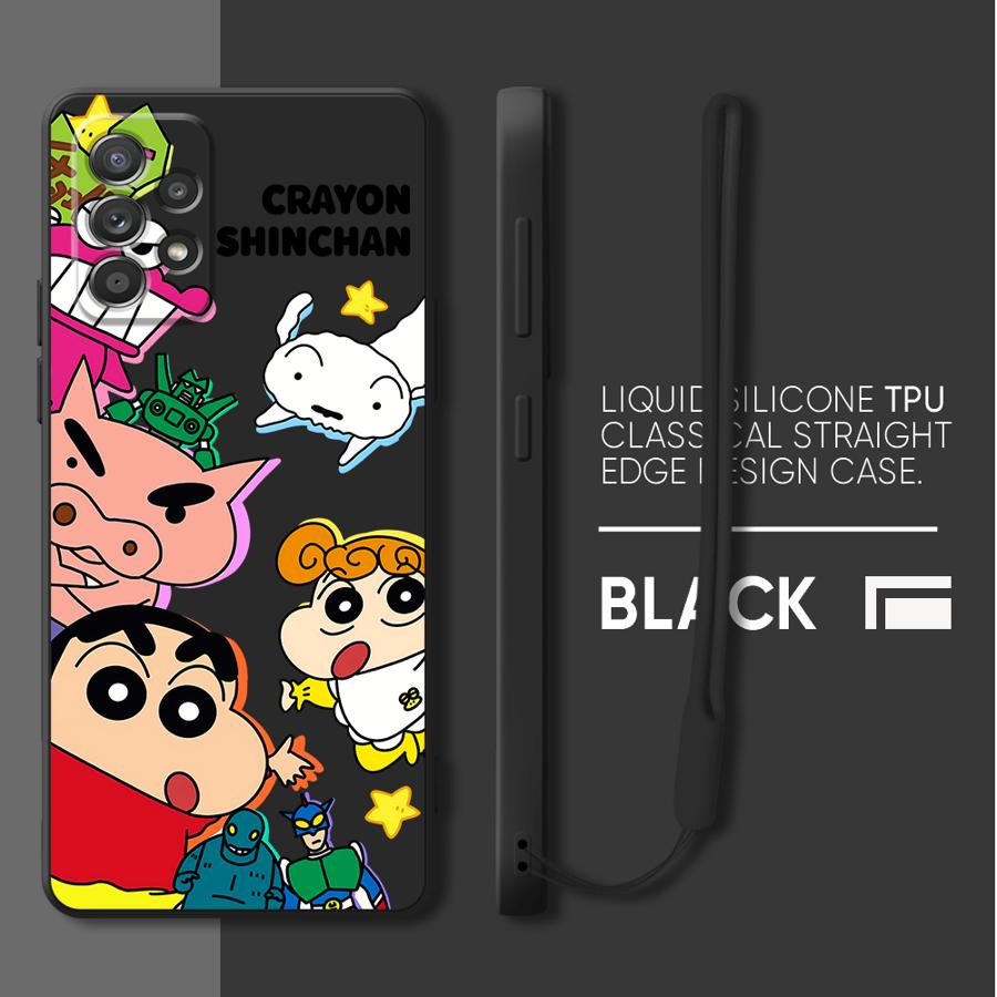 Cartoon Fashion Shin-chan Phone Cover Case for Samsung Galaxy A53 A50 A56 A04 A02s A71 A73 A03 A30s A06 A05 A20s