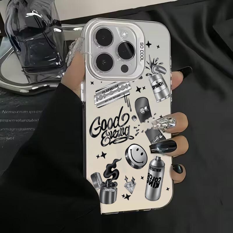 Luxury Newspaper graffiti Phone Case For  Redmi Note 13 12 Turbo 11 Pro Plus 10 Pro Max 12S 11S Redmi 12 4G 13C Cover
