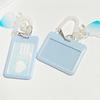 New High Beauty Card Holder Vertical Love Gradient ID Card Holder Flash Pink Credit Card Holders Bus Student