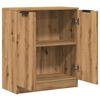 Sideboard for Living Room, Storage Cabinet for Dining Room, Storage Cabinet for Entryway, Oak 60x30x70 Cm Engineered Wood