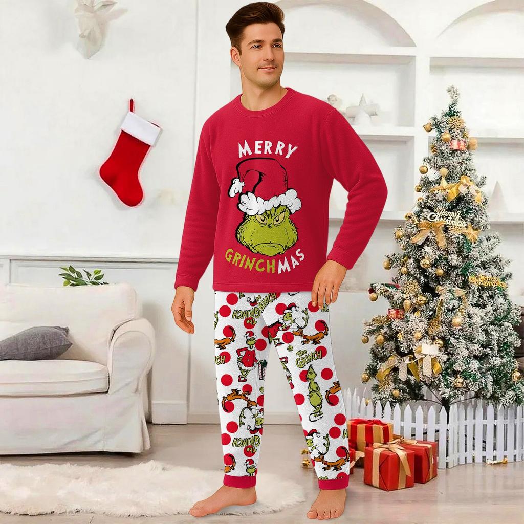 Passende Familiensets mit Weihnachtsmotiven, Langarmshirts und Hosen
