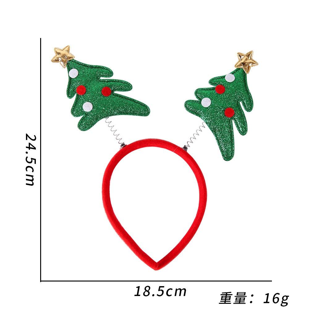 Christmas Party Butterfly Bow Headband Festive Hair Accessory For Children