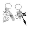 Cartoon Anime Keychain Sasuke Keyring Pendant Key Holder Souvenir Accessories
