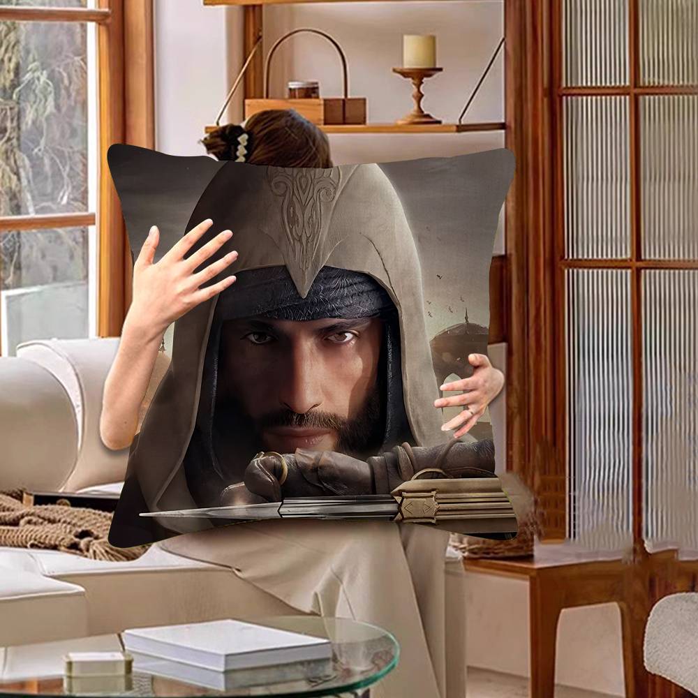 Игра A-Assassin S C-Creed Классическая Подушка Чехол Наволочка Гостиная Диван Домашний Декор Индивидуальный 30cmx30cm