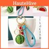 Charming Metal Watermelon Keychain Accessory With Sparkling Rhinestones For Bags