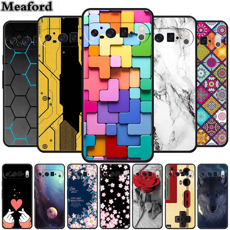 Para Google Pixel 9 Pro XL 5G Funda de Lujo TPU Silicona Suave Fundas de Teléfono para Google Pixel9 GGX8B Funda con Parachoques Resistente a Golpes Nueva Funda