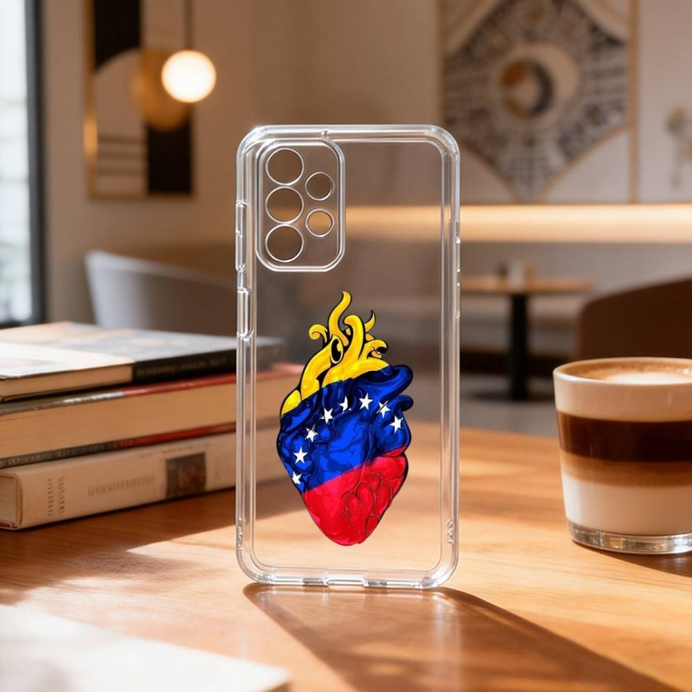 

Venezuela esthetic Art FLAG Phone Case For Samsung S25,S24,S21,S22,S23,S30,Ultra,S20,Plus,Fe Transparent Cover Samsung S24Plus