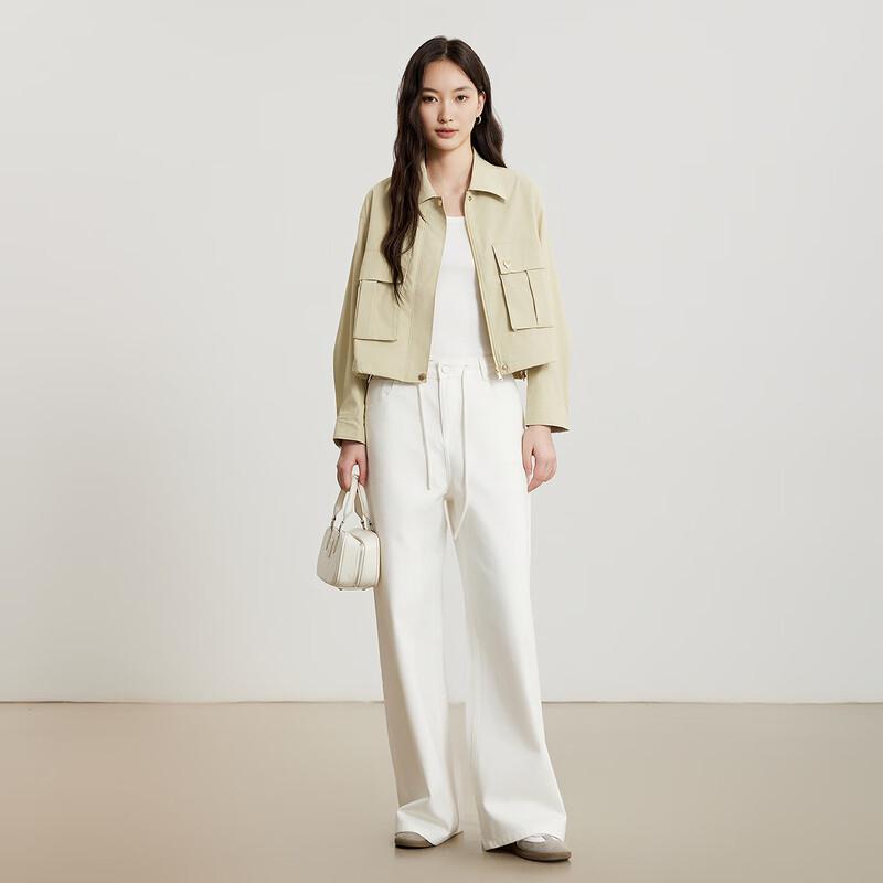 Gejin Women's Slim-Fit Long-Sleeve Jacket