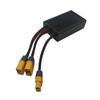 Battery Parallel Module Connector Adapter Battery Discharge Converter Double Battery Pack Switches Balancer for E-Bike