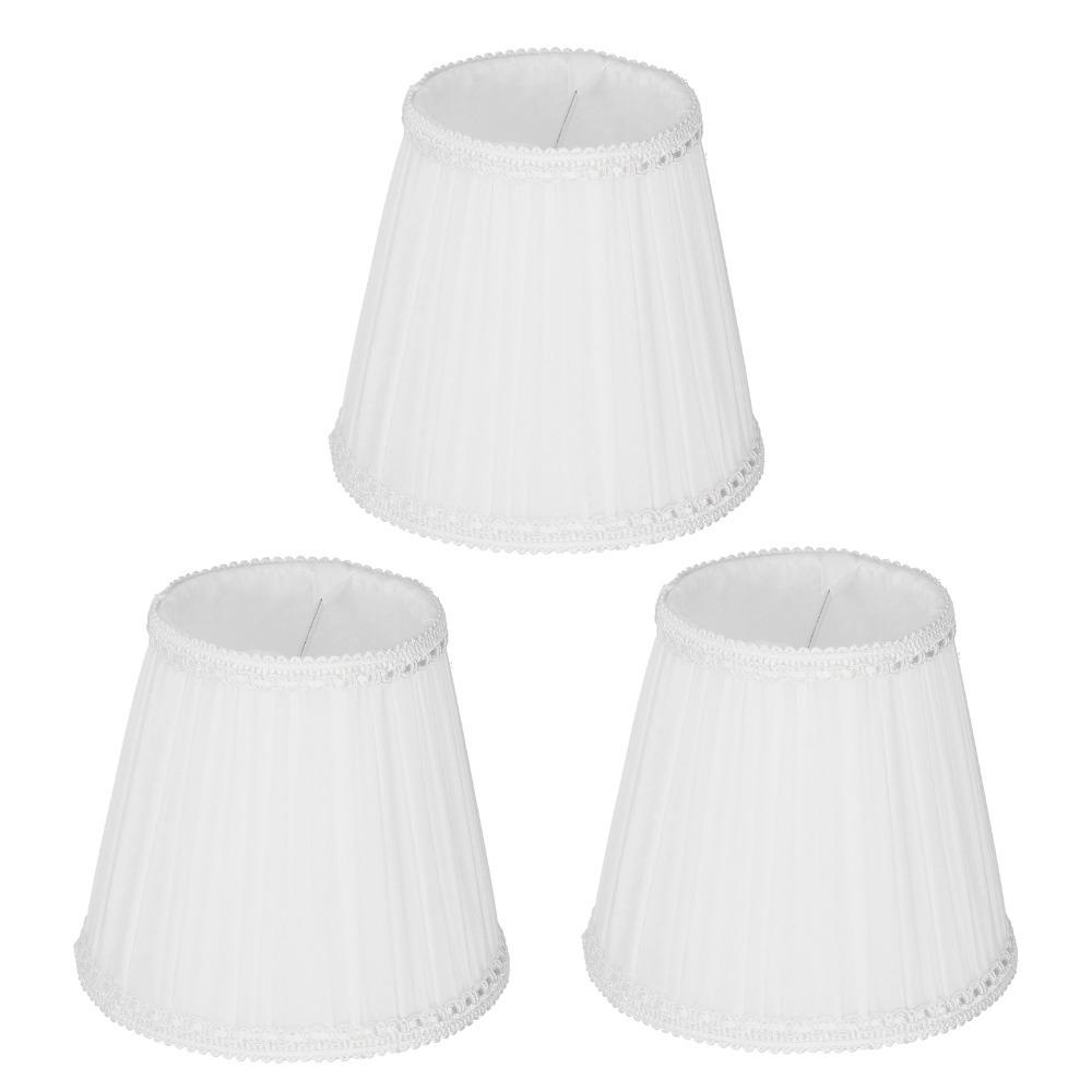 

3PCS Fabric Lampshade Clip On Design Small Lamp Shades Modern Wall Lamp Shade Wall Lamp білий
