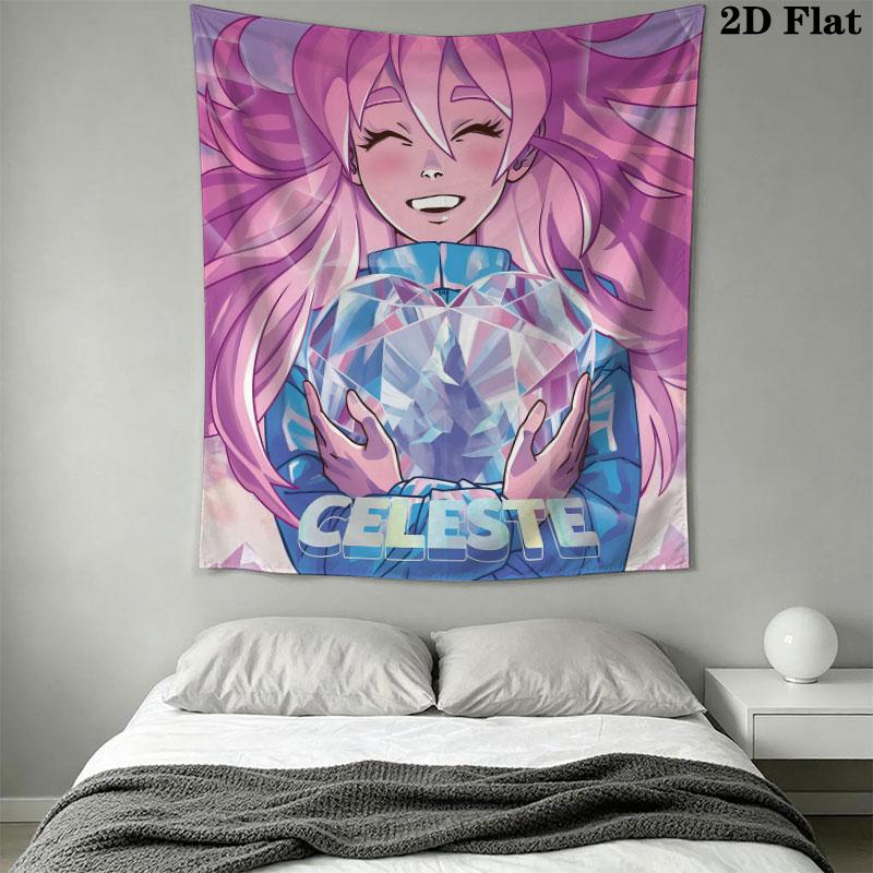 Celeste Dawn Wall Hanging Printed Fabric Blanket Decorative Tapestries for Bedroom Living Room Home Decor