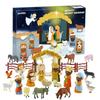 Nativity Scene Advent Calendar Resin 2026 Christmas Countdown Calendar 24 Days Christian Religious Gifts Desktop Ornaments