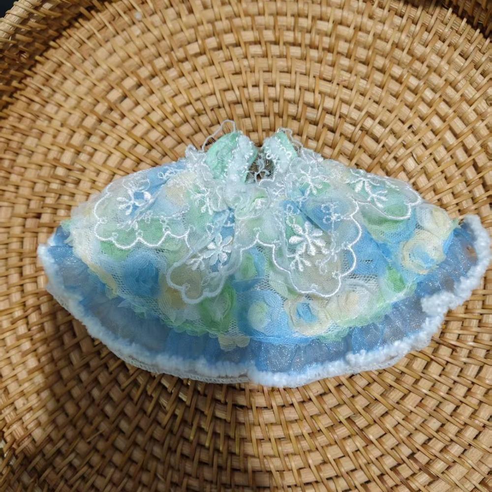 

Colorful 15cm Doll Clothes Pretty Doll Princess Skirt Cute Doll s Accessories Girls Brithday Gift синий