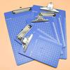 1Pcs Blue Writing Clipboard Plastic Clip File Organize Writing Pad Board  Paper Ticket Storage