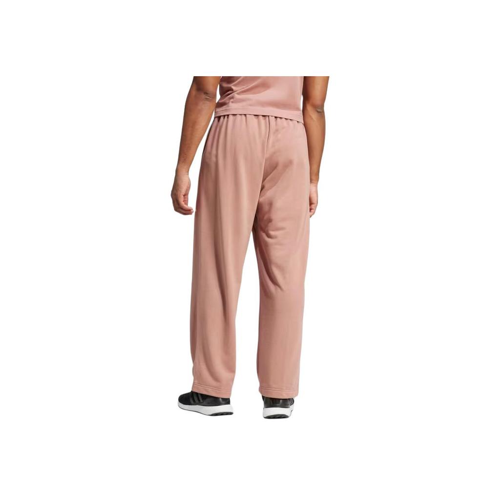 Adidas Essentials Wide Leg 3 Bar Logo Pants Women Pants Pink JF3608