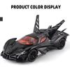 1/24 Diecast Apollo Project Evo Track Roadster Model Car Metal Miniature Car Sound & Light Collection Vehicle Toys For Boys Gift