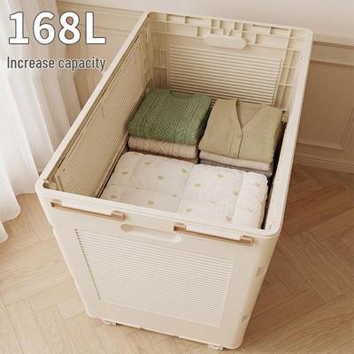 Extra Large Wheeled Clothing Storage Box for Clothes & Quilts