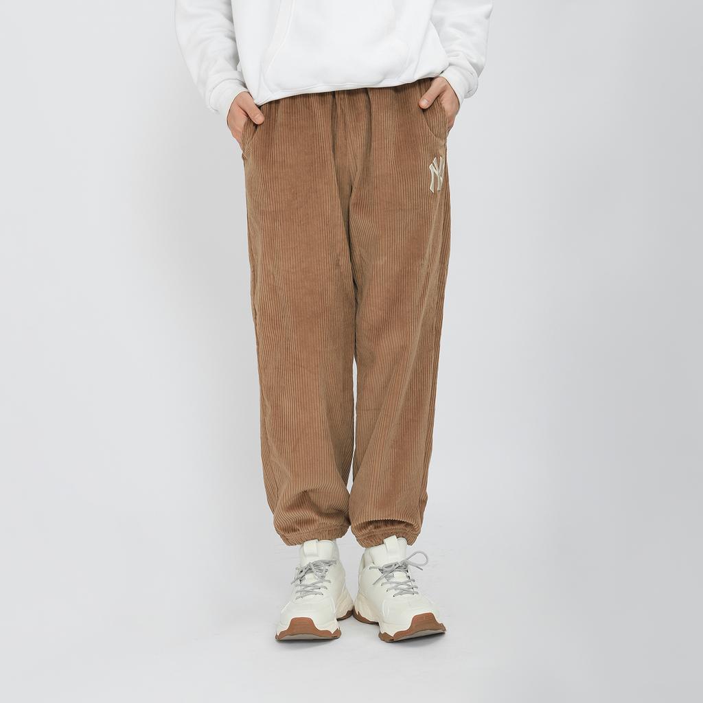 New MLB New York Yankees Knitted Sweatpants Unisex Brown 3AWP12014-50BGD