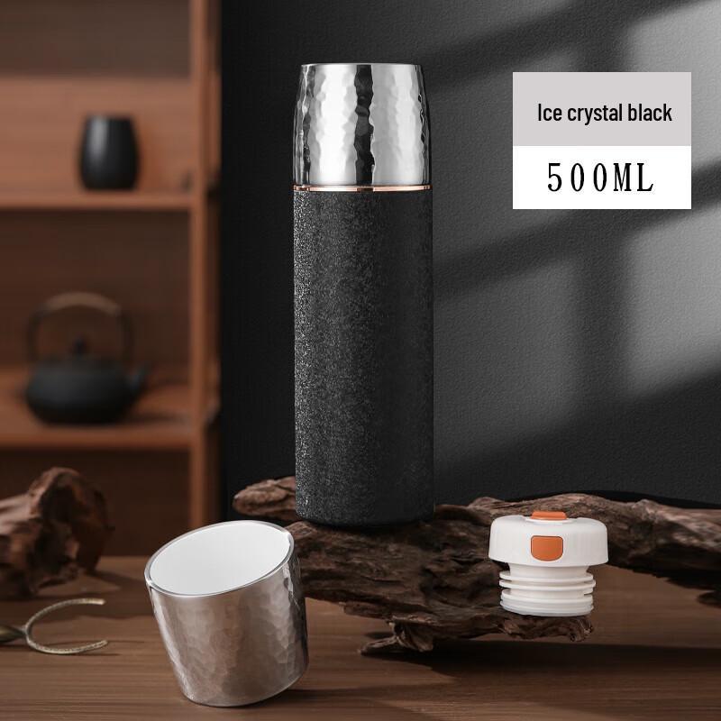 Xinke Premium Pure Titanium Insulated Tea Water Separation Mug