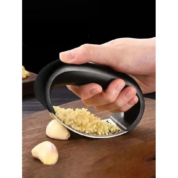 1pc Edelstahl Knoblauch Presse Crusher Manuelle Knoblauch Fleischwolf Hacken Knoblauch Werkzeug Obst Gemüse Werkzeug