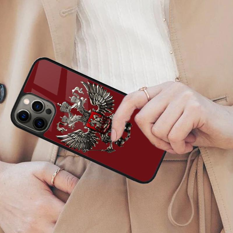 Russia Russian Coat Of Arms Magnetic Phone Case For APPLE iPhone 17 Air 16 14 13 12 Pro Max 15 Plus Wireless MagSafe Cover