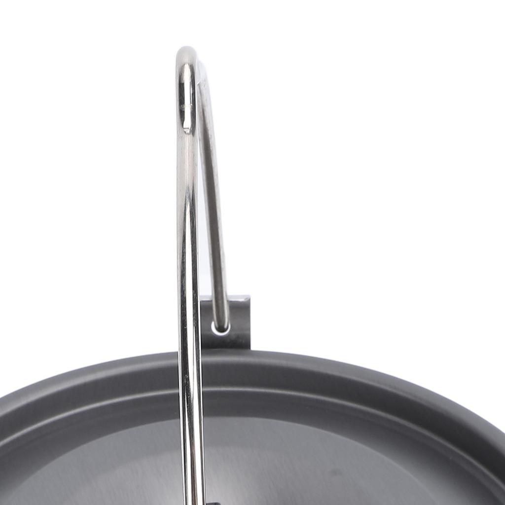 Camping Hanging Pot Large Capacity Aluminum Alloy Anti Stick Multifunctional Portable Heat Resistant Campfire Cooking Hanging Pot for Soup Water