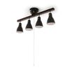 Luminária de Teto de 4 Lâmpadas Tipo Reto CL-4E26SW-A Azul Marinho