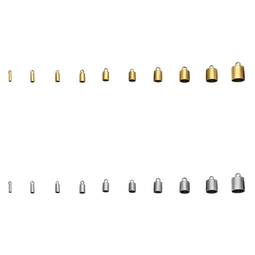 Stainless Steel Gold Chain Clasp Leather Connector for DIY Bracelet/Necklace Jewelry