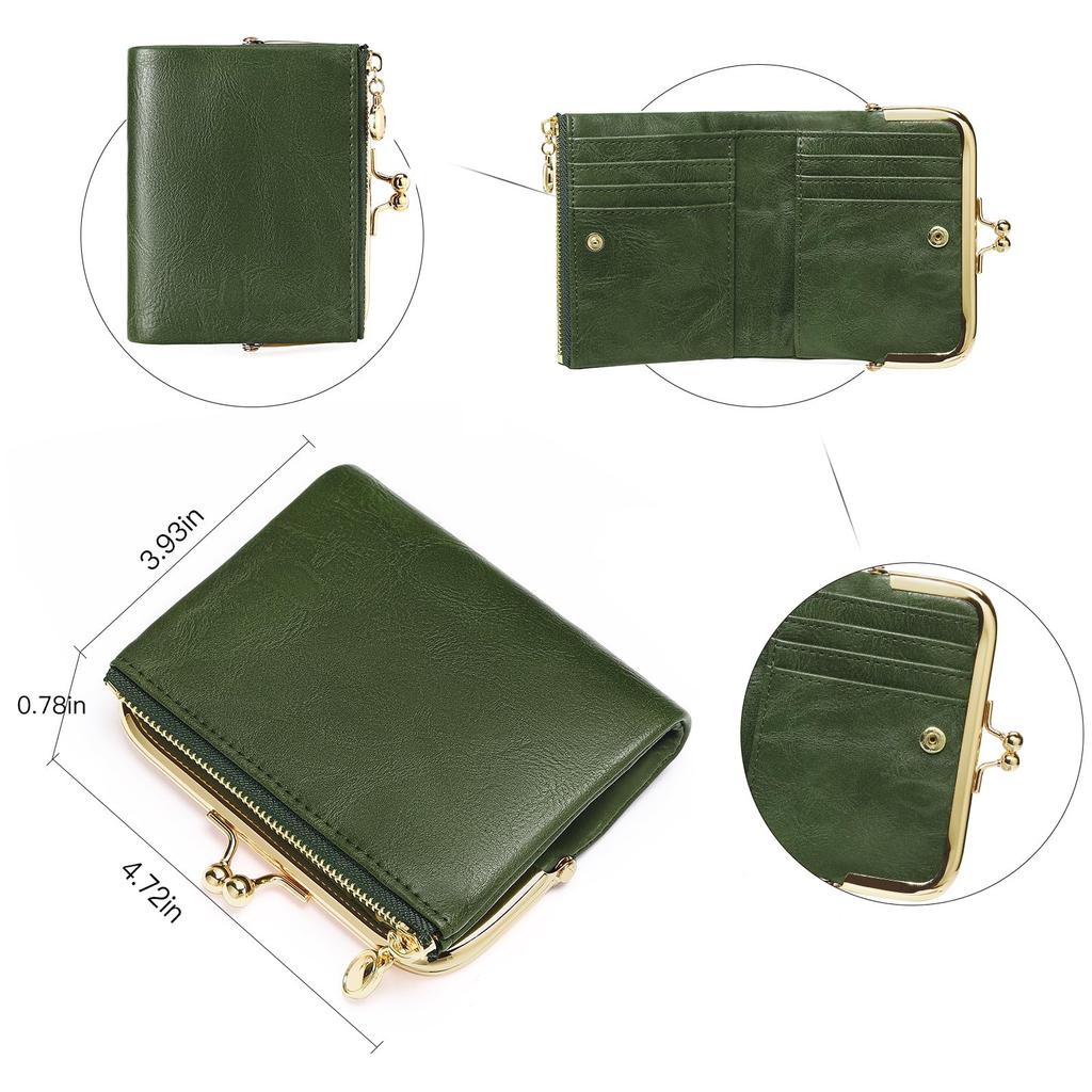 RNIEGA Bifold Lightweight and with a Coin and Stylish Women's Wallet, Soft, Purse, Multifunctional, Compact, Brand.