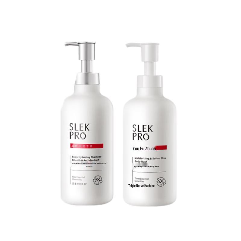 Slek Hydrating Anti-Dandruff Shampoo & Body Wash Set