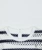 HARDCORE HAPPINESS Signature Stripe Crop Knit_Navy