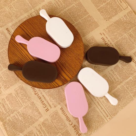 Realistic Ice Cream Squeeze Toy Soft EVA Fidget for Stress Relief Cute Macaron Dessert Prop for Photography Decor Fun Gift for Kids