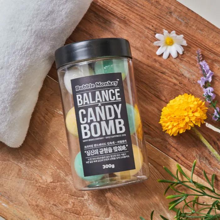 Bubble Monkey Balance Candy Bomb Bubble Bath Bath Bomb 30gx10ea