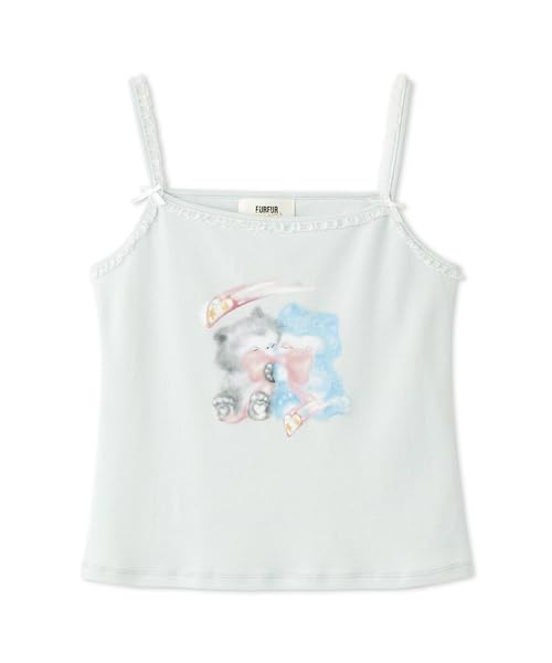 

Furfur Lizii Lin Cat Print Camisole RWCT251128 MNT Women s