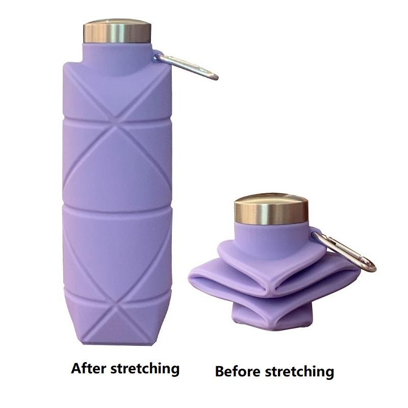 

Durable And Safe 700Ml Soft Water Bottle Flask Bucket Running Flask Gourde Running Silicone Water Bottle Soft Flask Ydsh05
