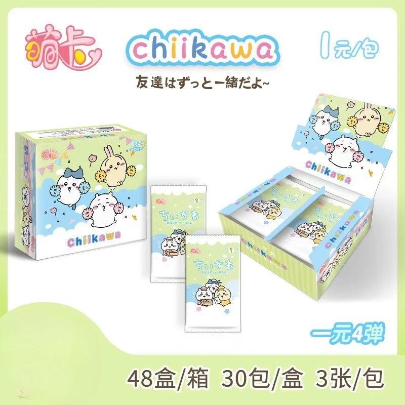Genuine in Stock Anime Chiikawa Card Usagi Anime Peripheral Game Character Collection Blind Card Children s Toys Christmas Gifts